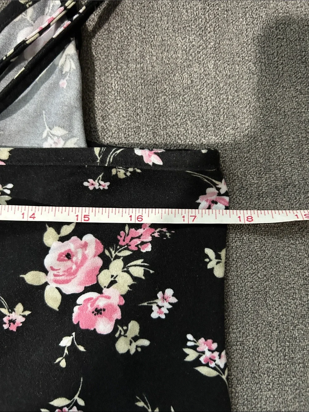 3 piece Laura Ashley Black Floral Cami & Shorts Pajama Set - Pink Roses